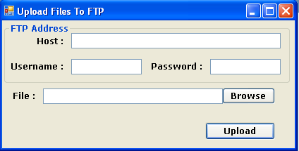 Upload FTP server with C#