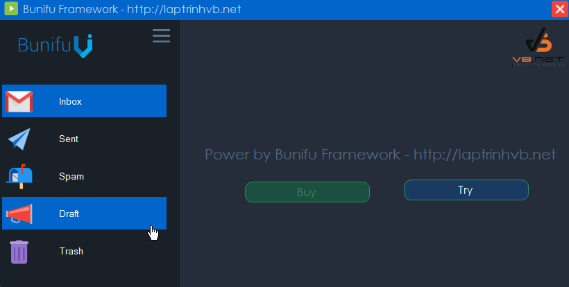 demo bunifu framework c#