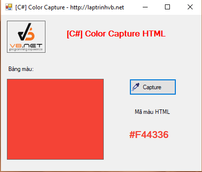 csharp select color C#