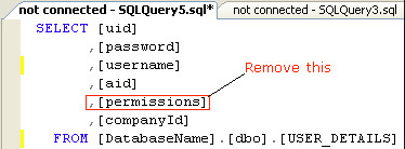 SELECT * FROM TABLE SQLSERVER
