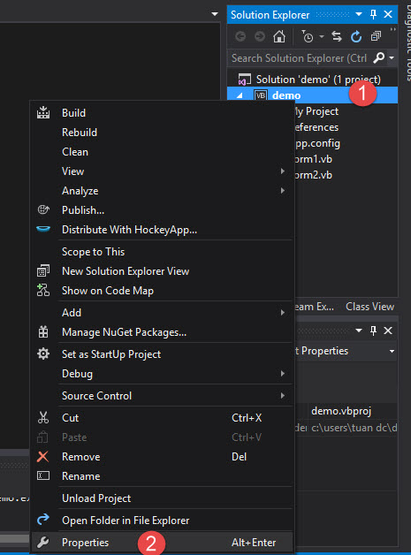 setup form vb.net