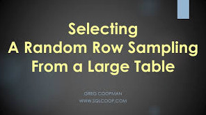 [SQLSERVER] Hướng dẫn select random row từ bảng table 