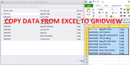 Hướng dẫn copy dữ liệu từ excel vào gridview và lưu xuống cơ sở dữ liệu.
