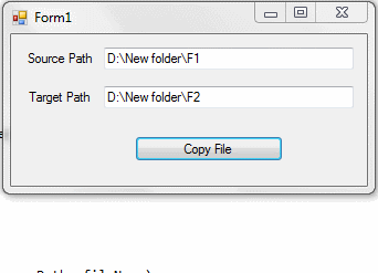 Hướng dẫn lập trình copy một file từ folder này sang folder khác
