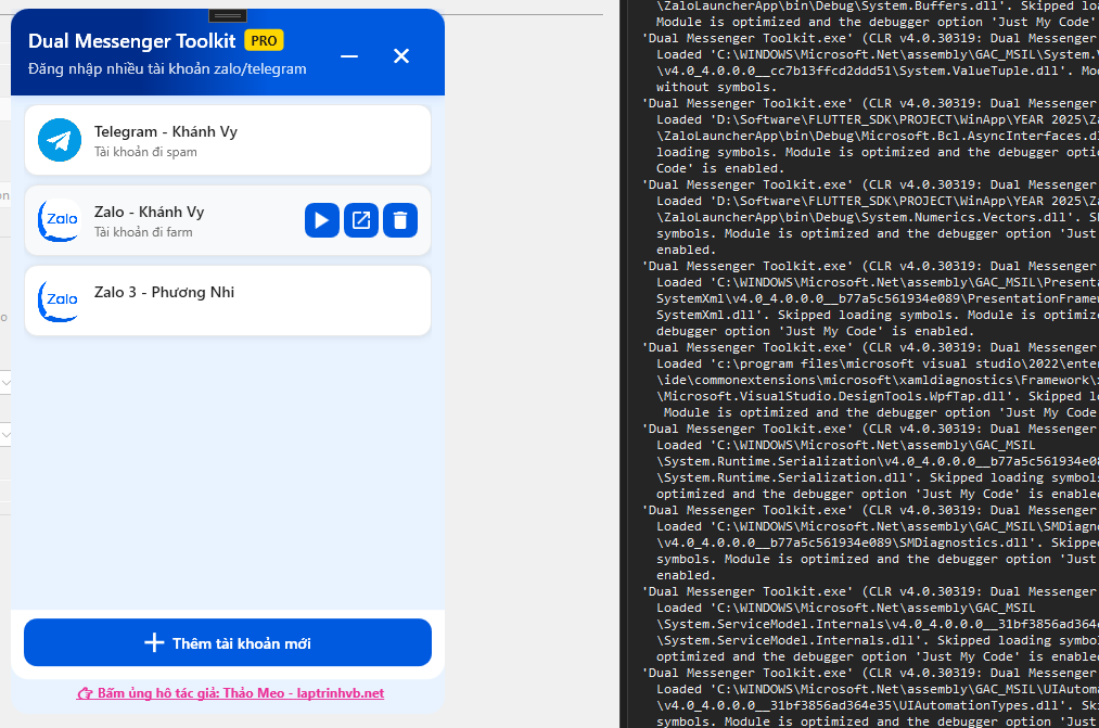  GIỚI THIỆU TOOL: DUAL MESSENGER TOOLKIT