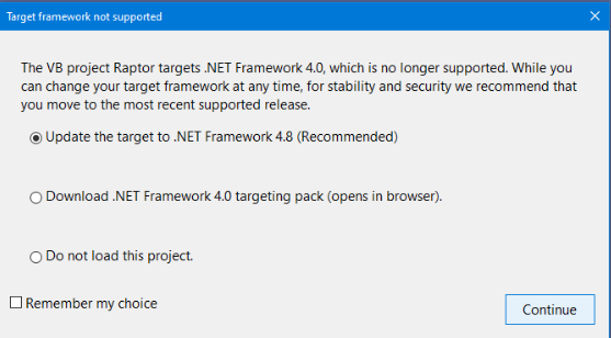[C#] Hướng dẫn fix lỗi Visual Studio 2022 not Support Target Net Framework 4.5.2