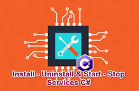 [C#] Chia sẽ class Install, Uninstall, Start và Stop Services Winform